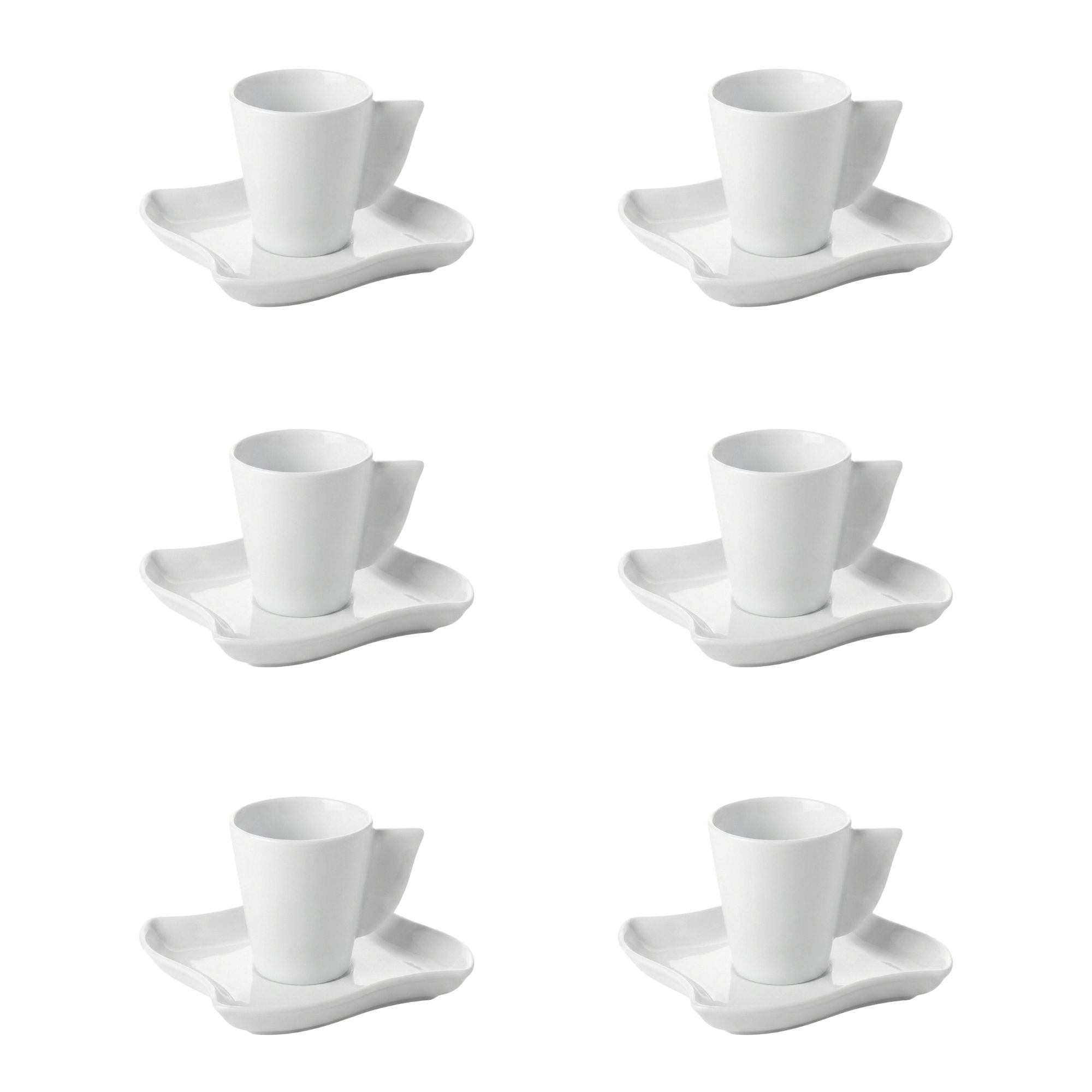 Sei Tazze Caffè Con piattino Dedalo Ginori Ginori 1735