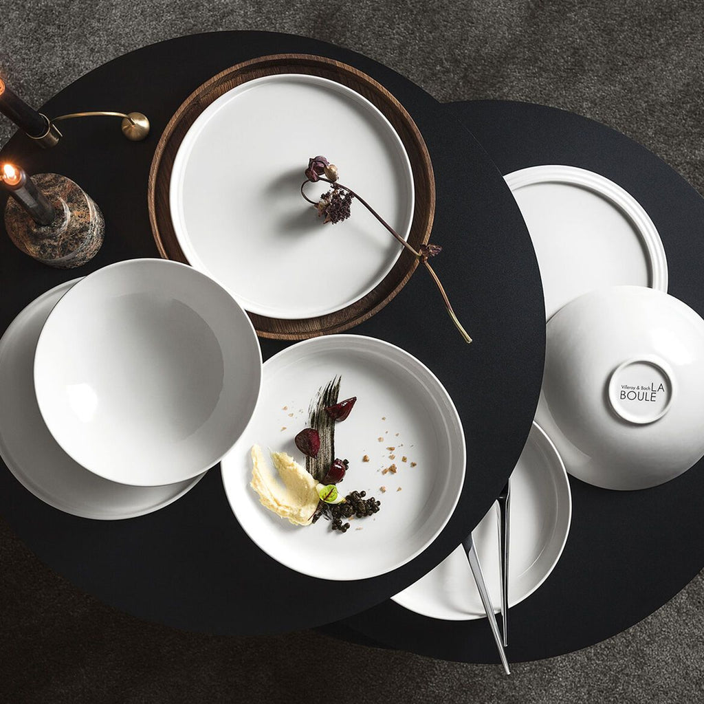 Iconic La Boule White Dinner set Villeroy E Boch