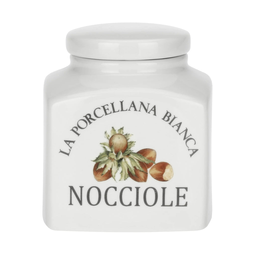 Barattolo Nocciole, Conserva La Porcellana Bianca