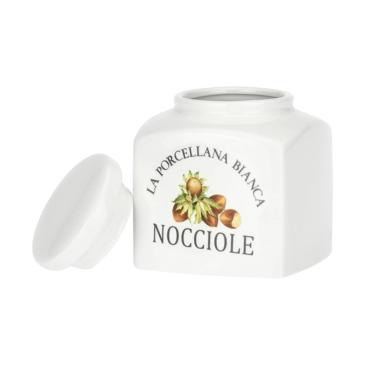 Barattolo Nocciole, Conserva La Porcellana Bianca
