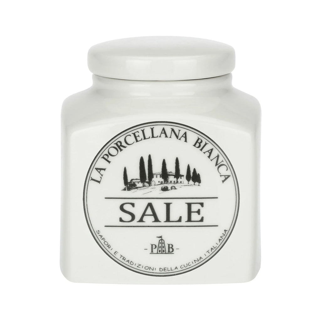 Barattolo Sale, Conserva La Porcellana Bianca