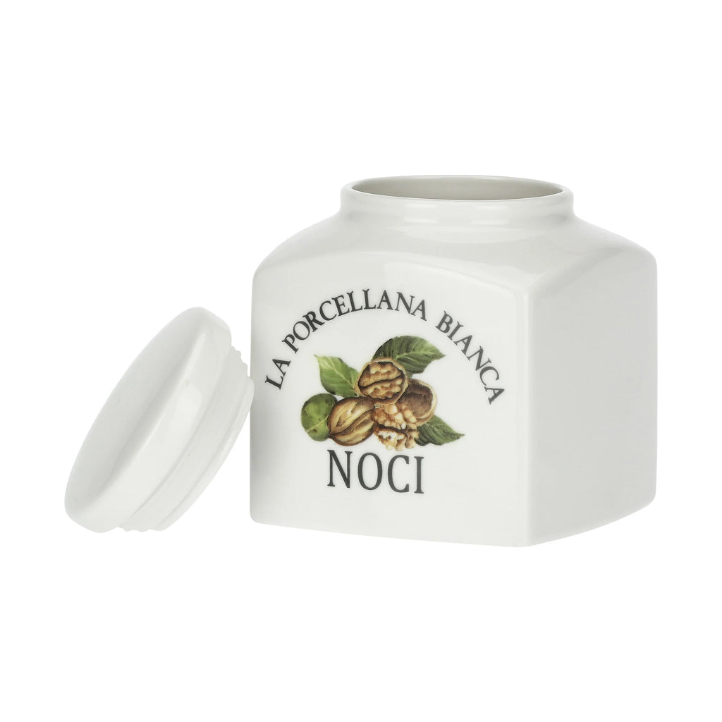 Barattolo Noci, Conserva La Porcellana Bianca
