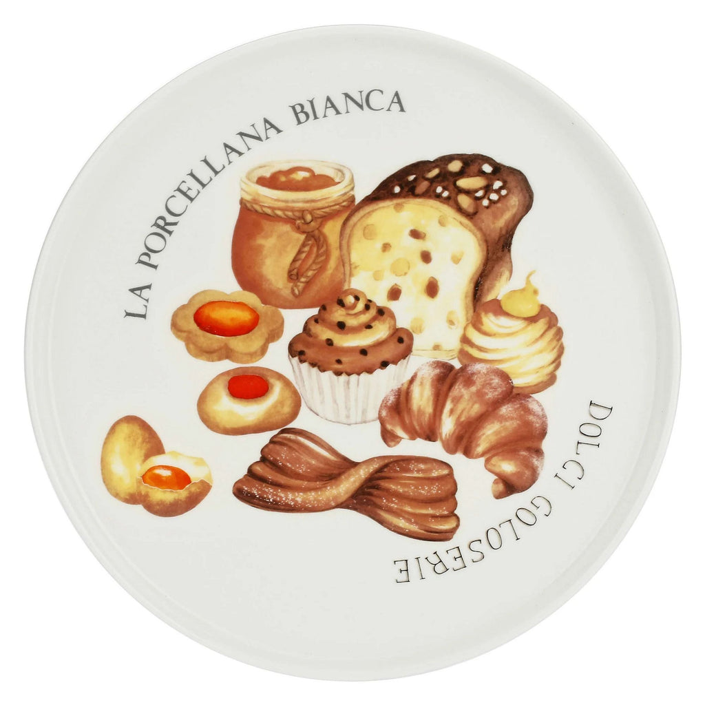 Goloserie Alzata 26Xh9 Cm In Gb La Porcellana Bianca La Porcellana Bianca