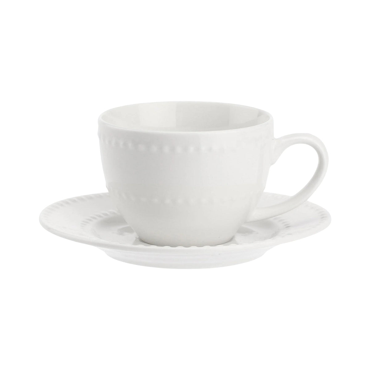 Set da 6, Tazza Caffe`, Collina La Porcellana Bianca