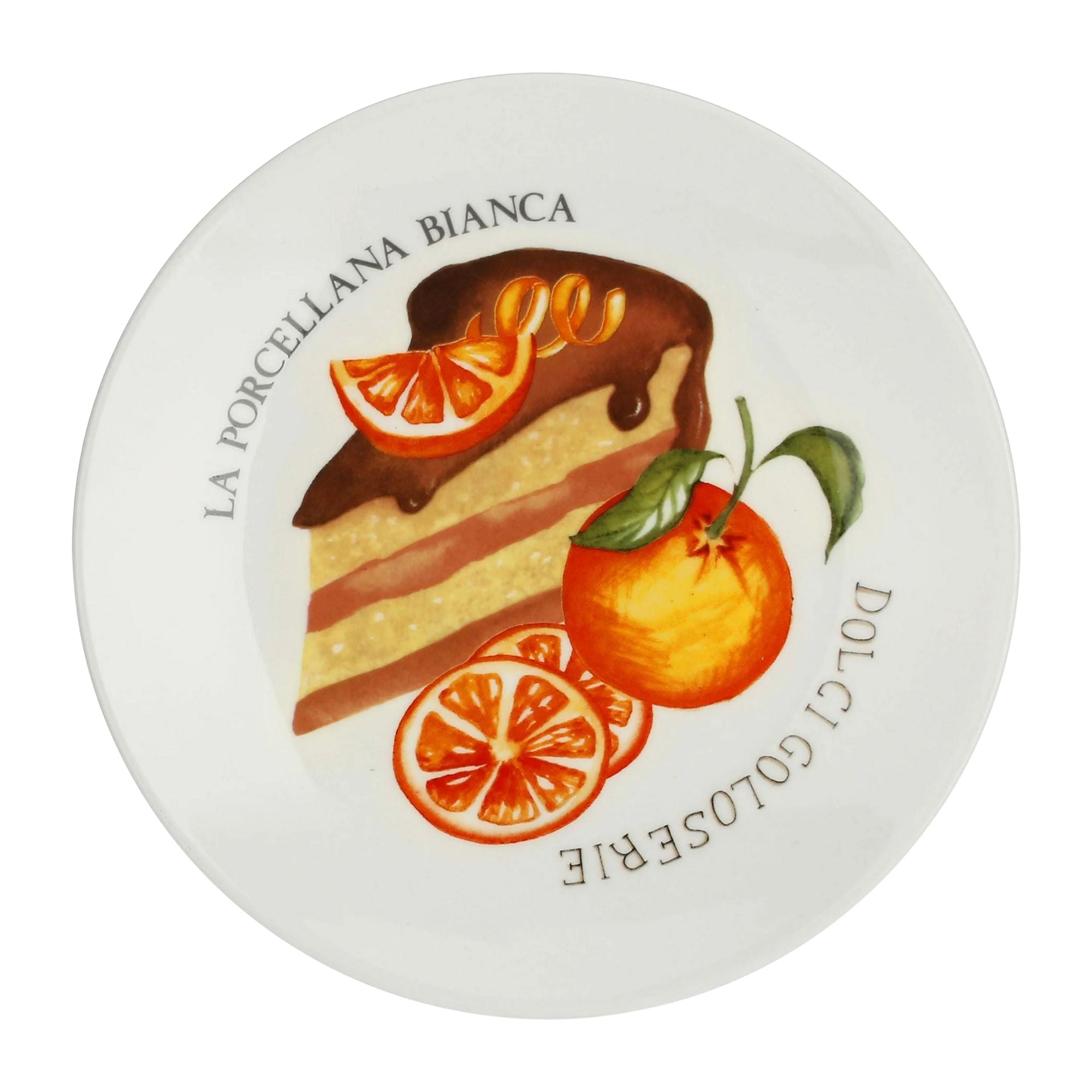 Goloserie Set 6 Piatti Dolce 17,5 Cm La Porcellana Bianca