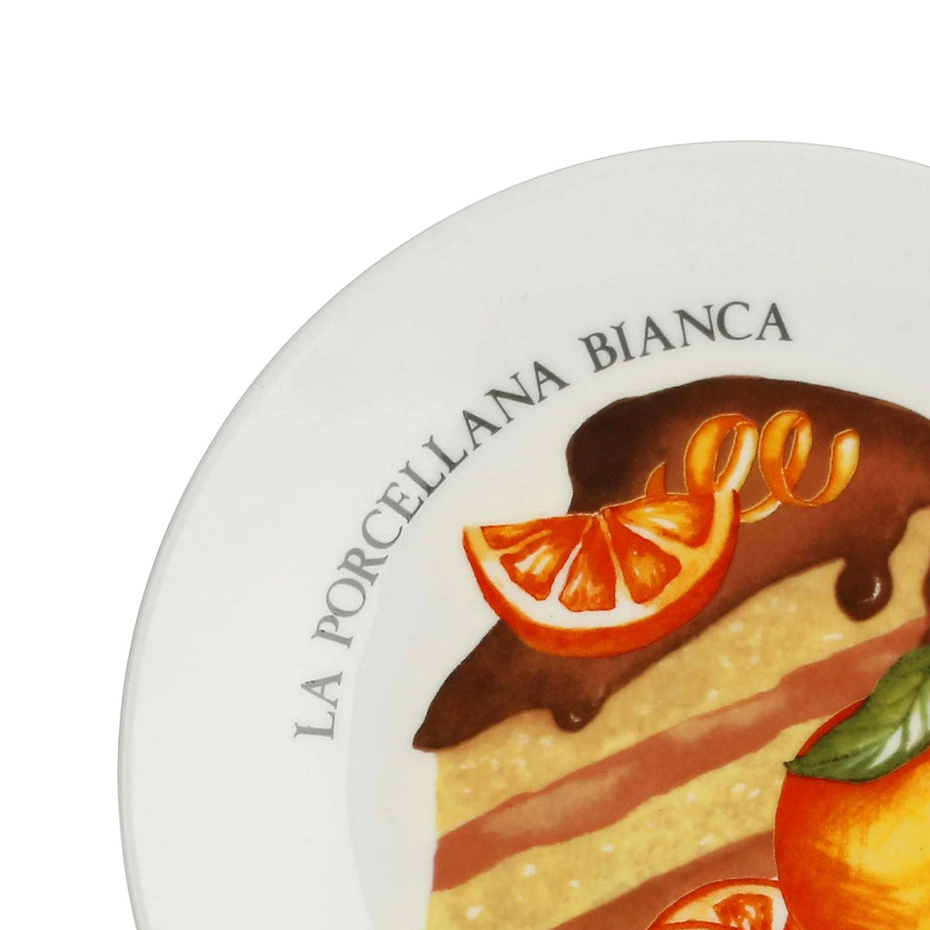 Goloserie Set 6 Piatti Dolce 17,5 Cm La Porcellana Bianca