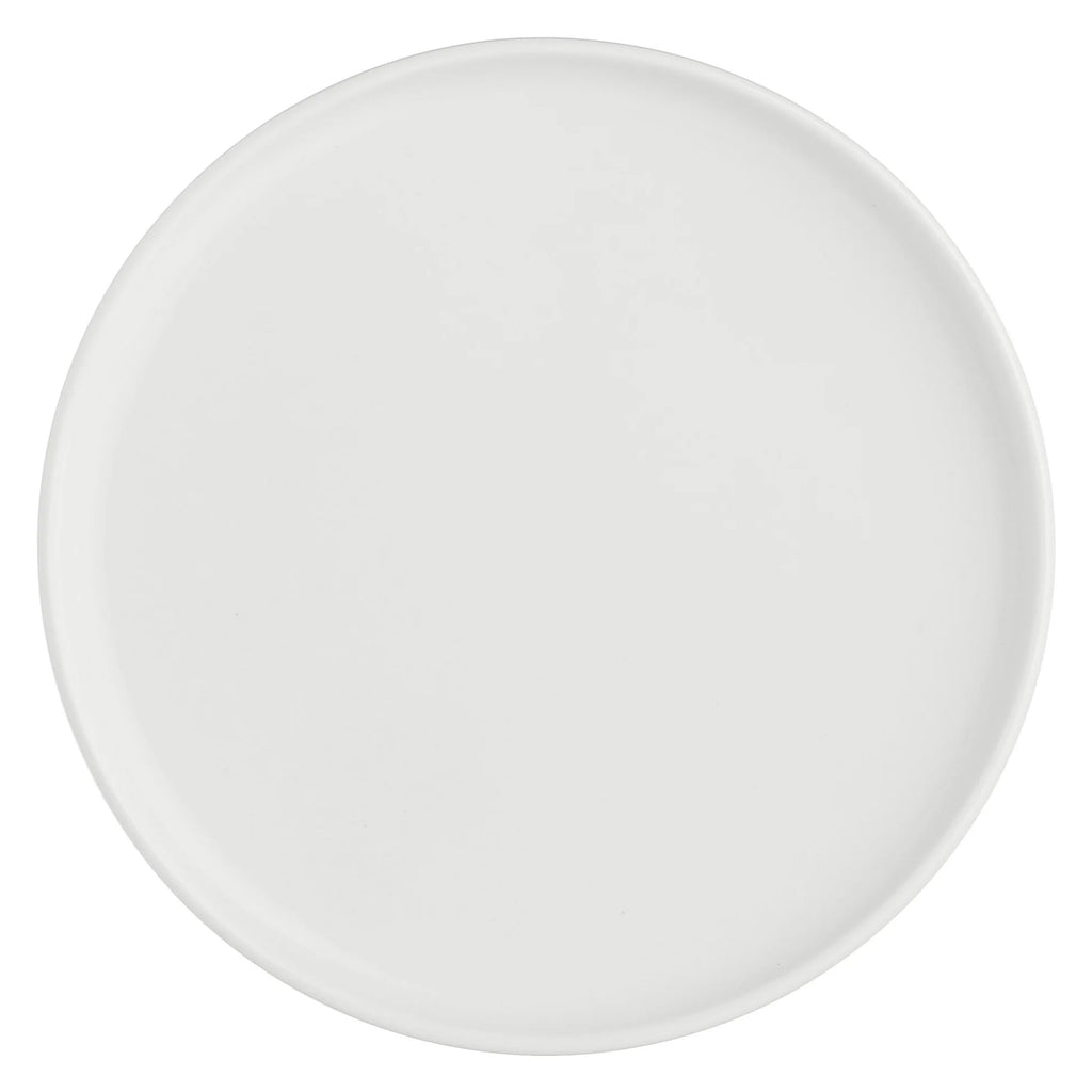 Set da 6, Gourmet Piatto Teso, Essenziale La Porcellana Bianca