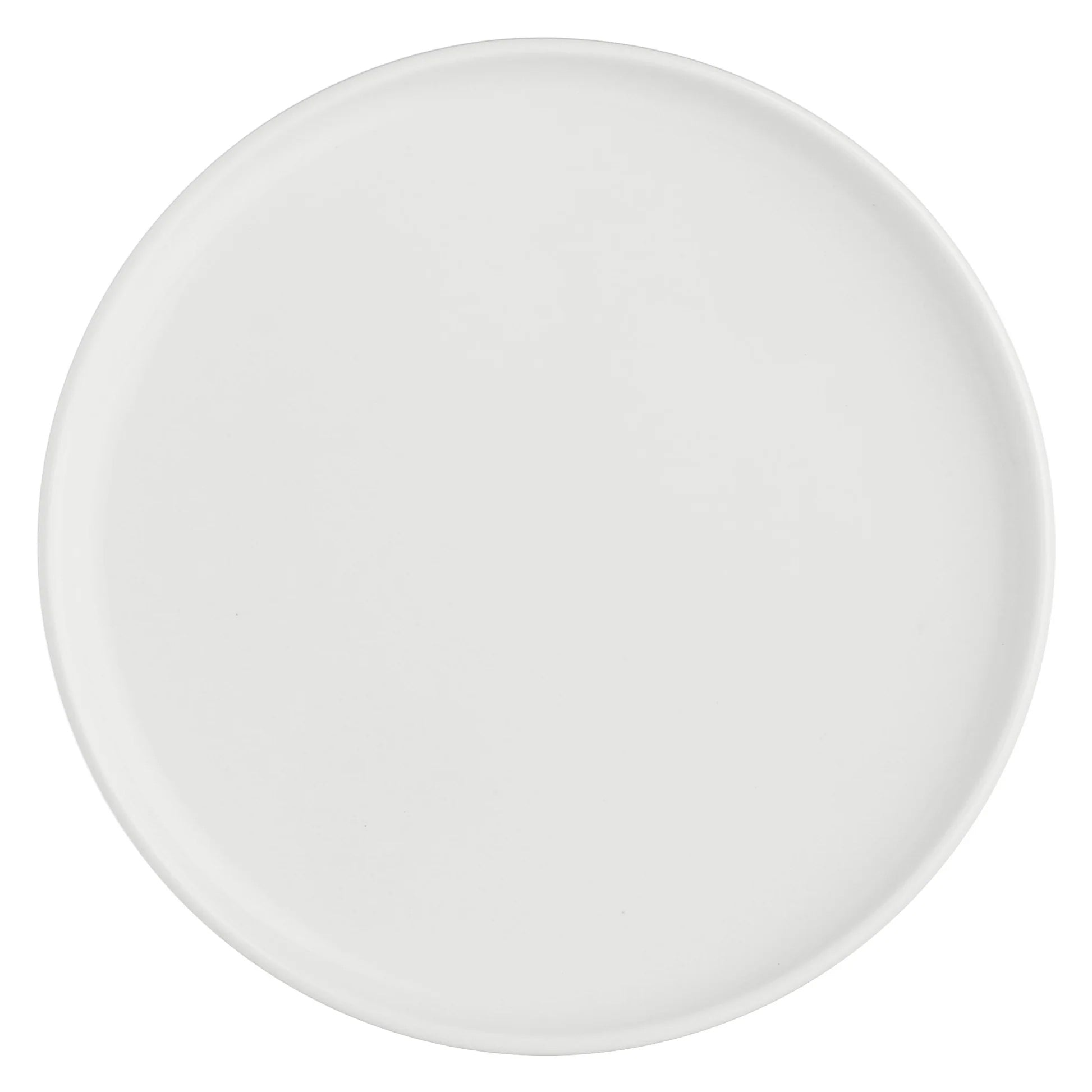 Set da 6, Gourmet Piatto Teso, Essenziale La Porcellana Bianca