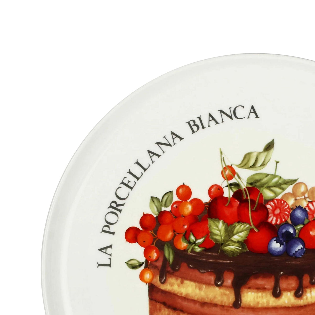 Goloserie Piatto Torta 31 Cm La Porcellana Bianca