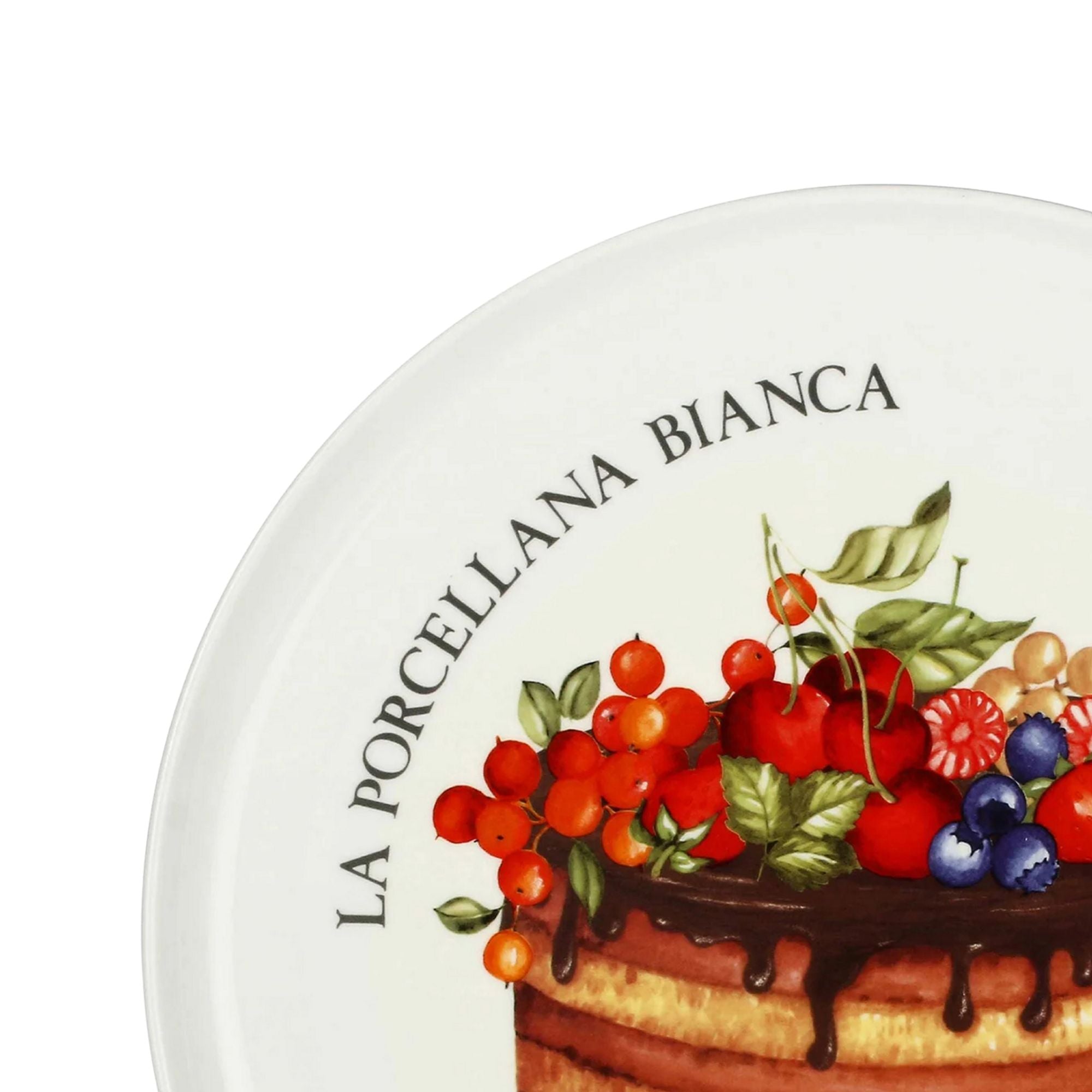 Goloserie Piatto Torta 31 Cm La Porcellana Bianca