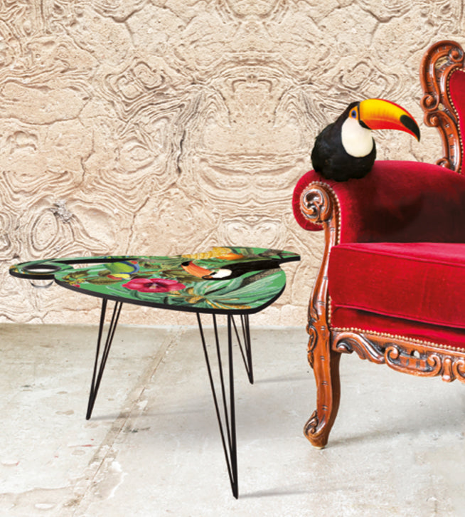 L`Oca Nera - Tavolino Da Caffe Tropicalia L'oca Nera