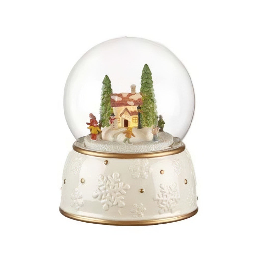 Cloche Con Villaggio Movimento Musica E Leds L`Oca Nera L'oca Nera