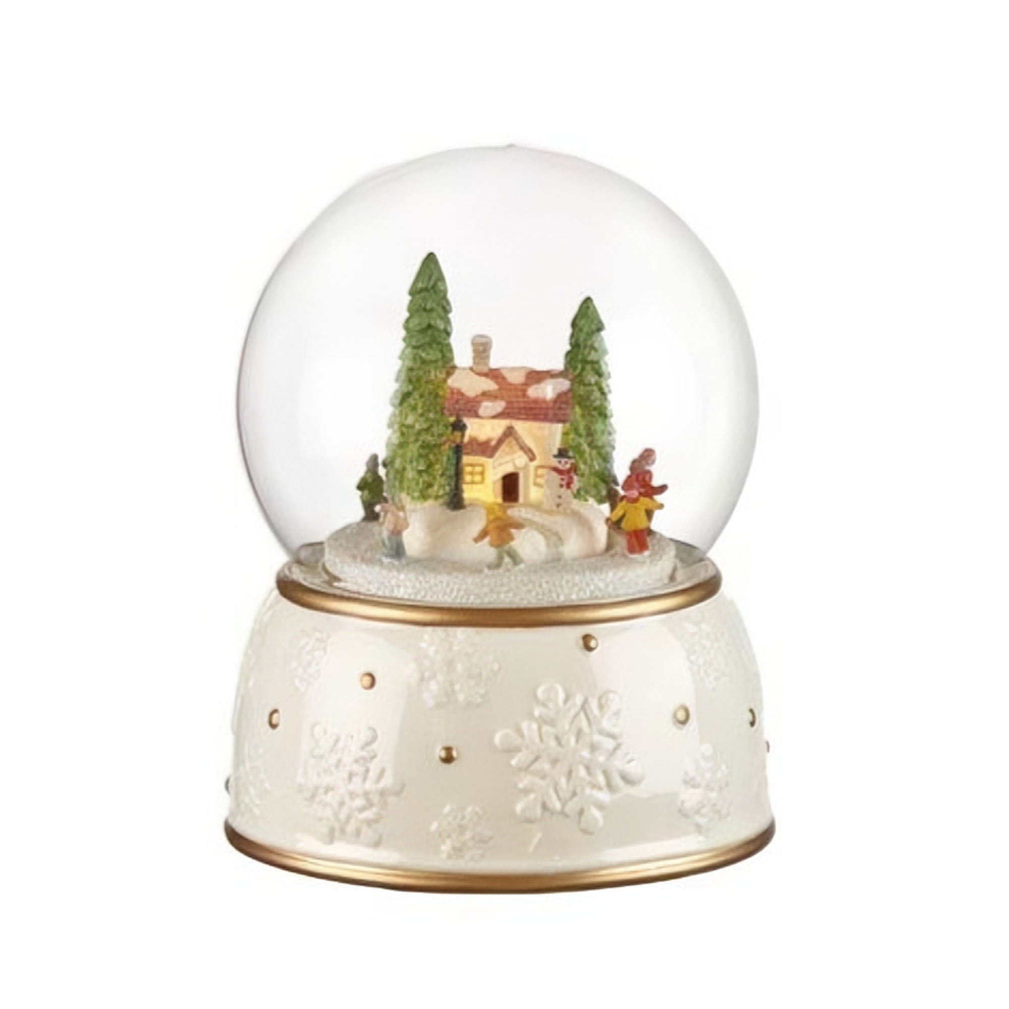 Cloche Con Villaggio Movimento Musica E Leds L`Oca Nera L'oca Nera