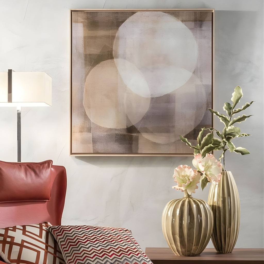 Quadro 100X100 Con Cornice L'oca Nera