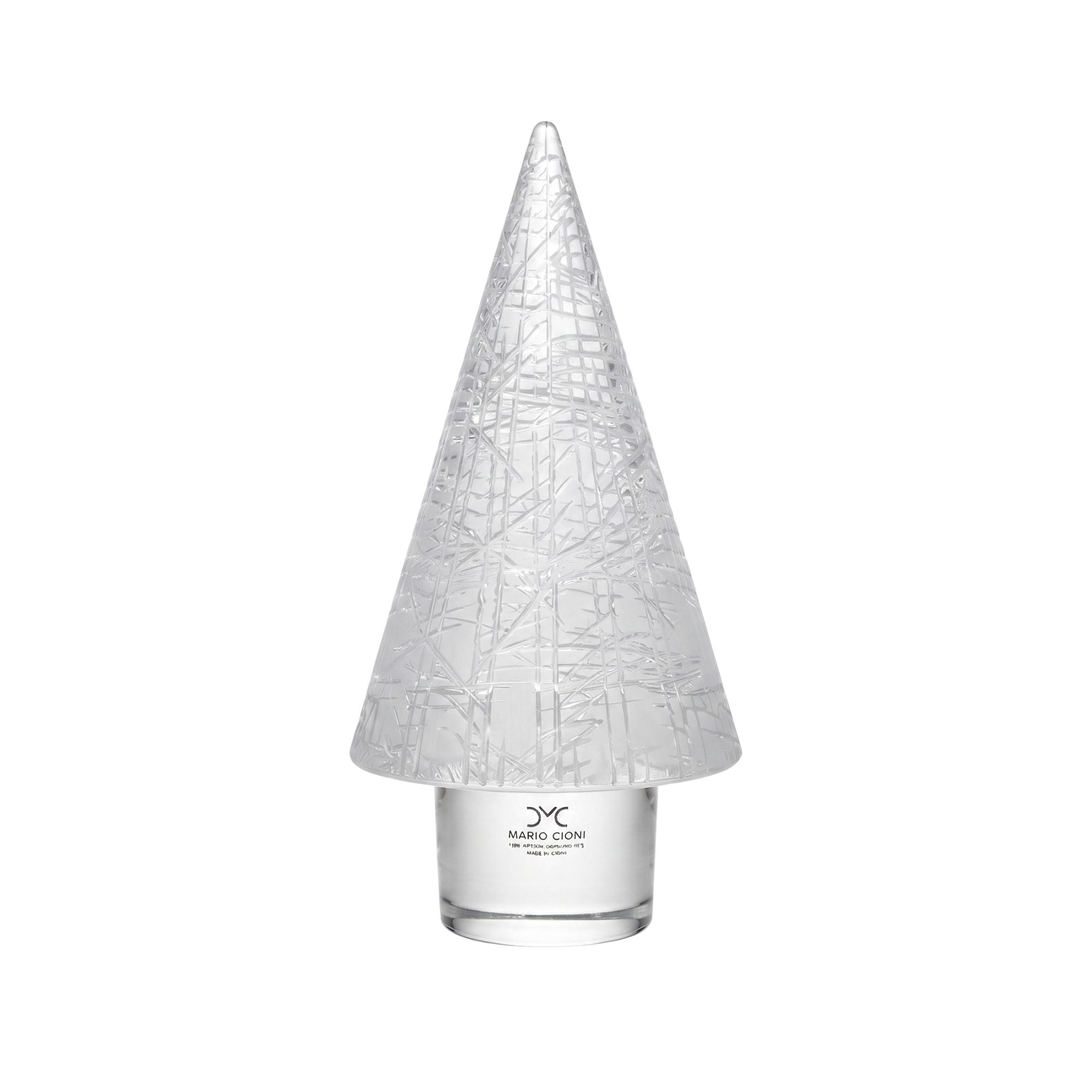 Albero Di Natale Cristallo 20 Cm Mario Cioni