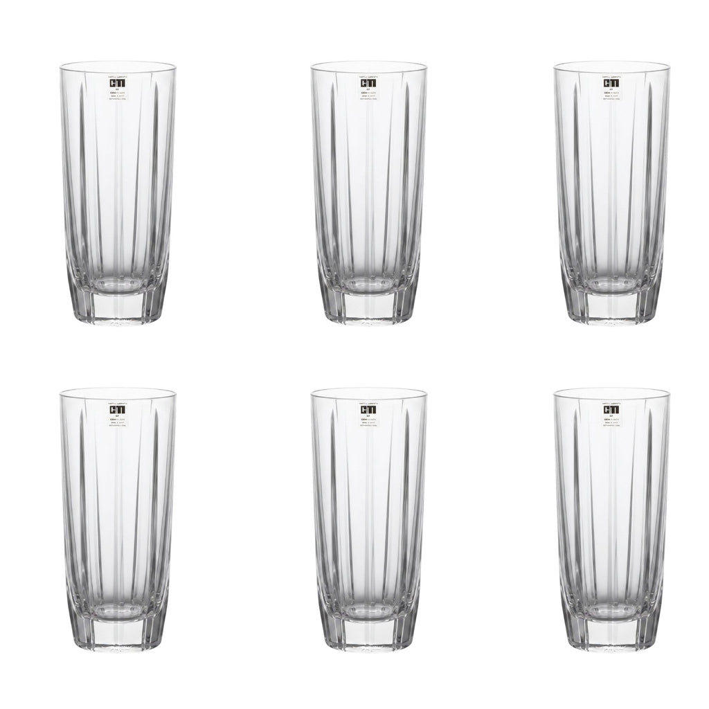 Set 6 Bicchieri Whisky Tagliati Mario Cioni