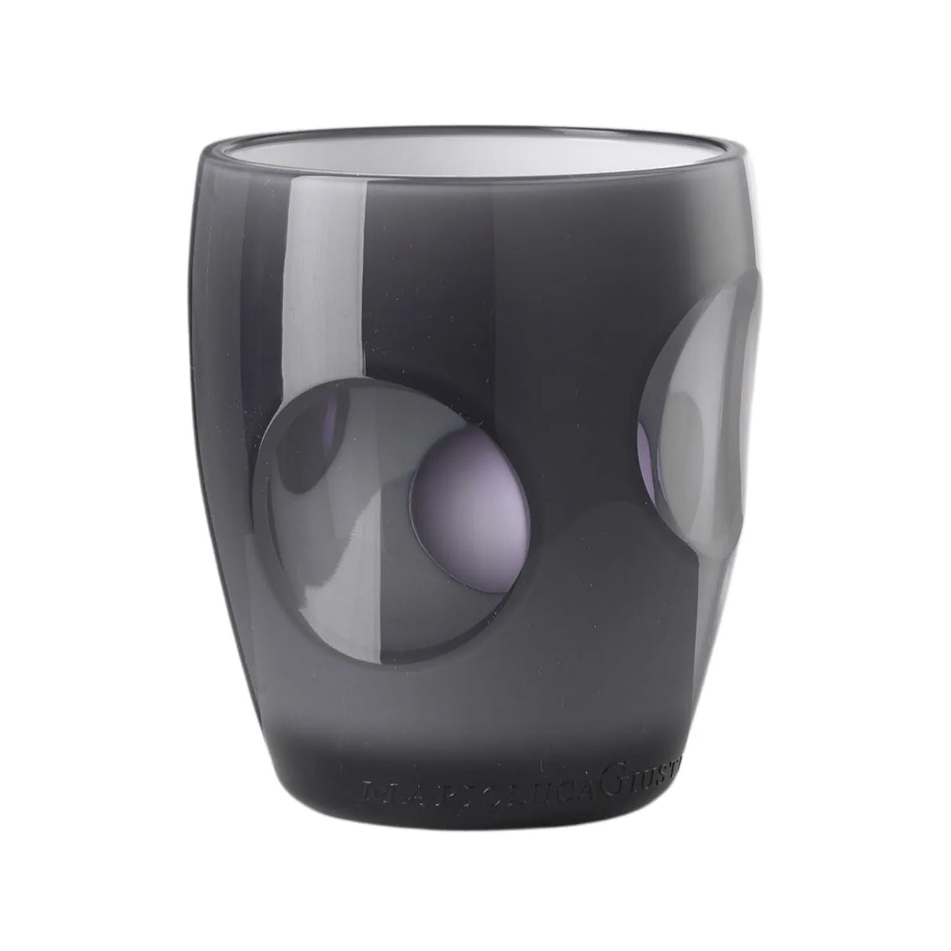 Set di 6 Bicchieri Fisheye Grigio Mario Luca Giusti