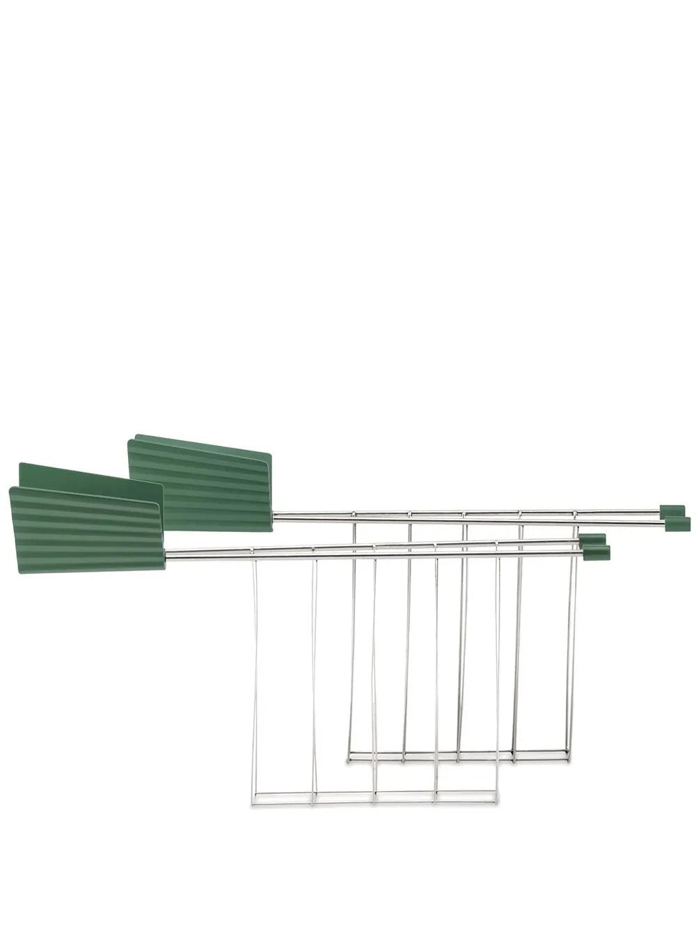Plisse 2 Pinze Tostapane Verde Alessi