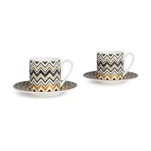 Set 2 Tazze caffè Zig Zag Jarris Missoni