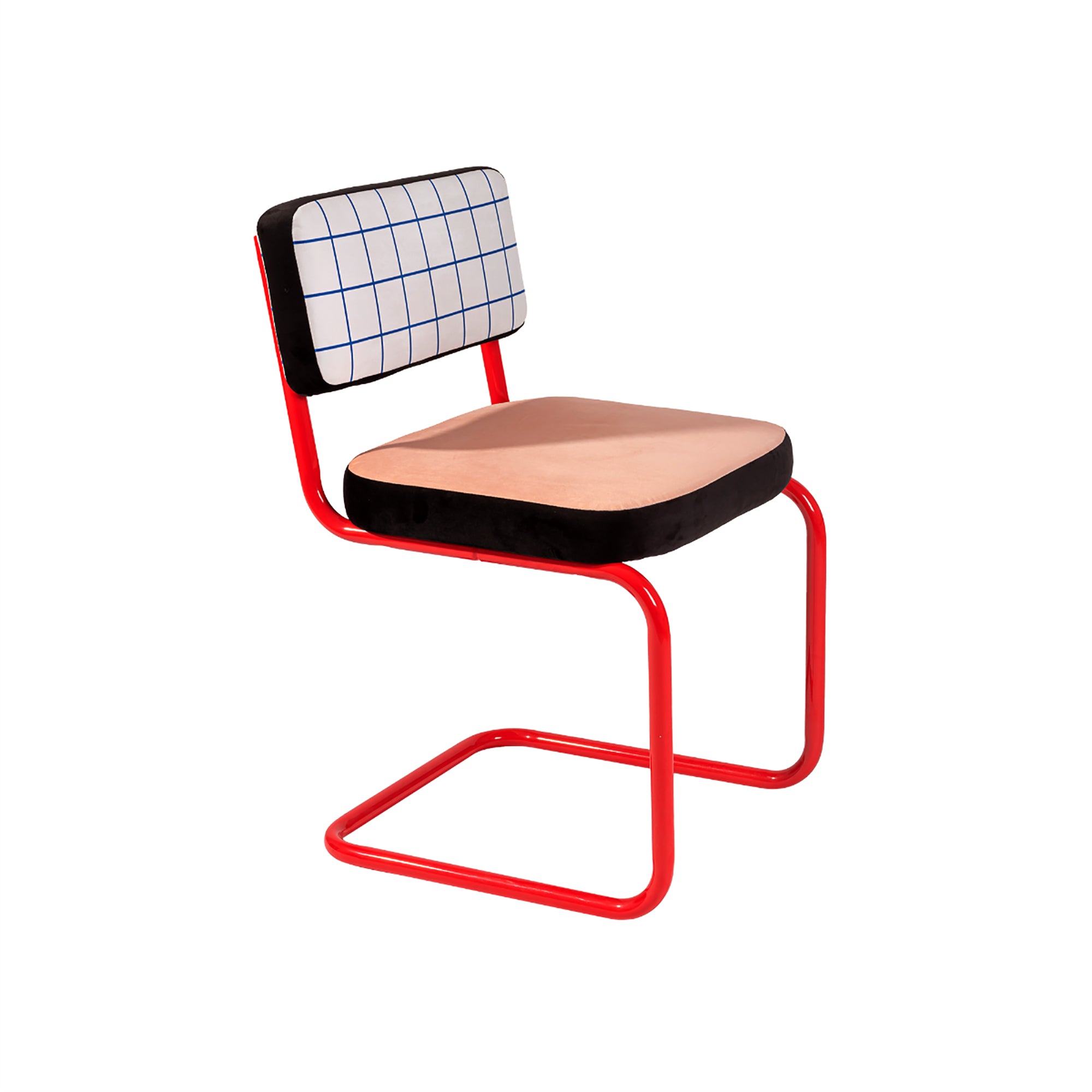 Sedia In Metallo Superchair Blue Grid Seletti