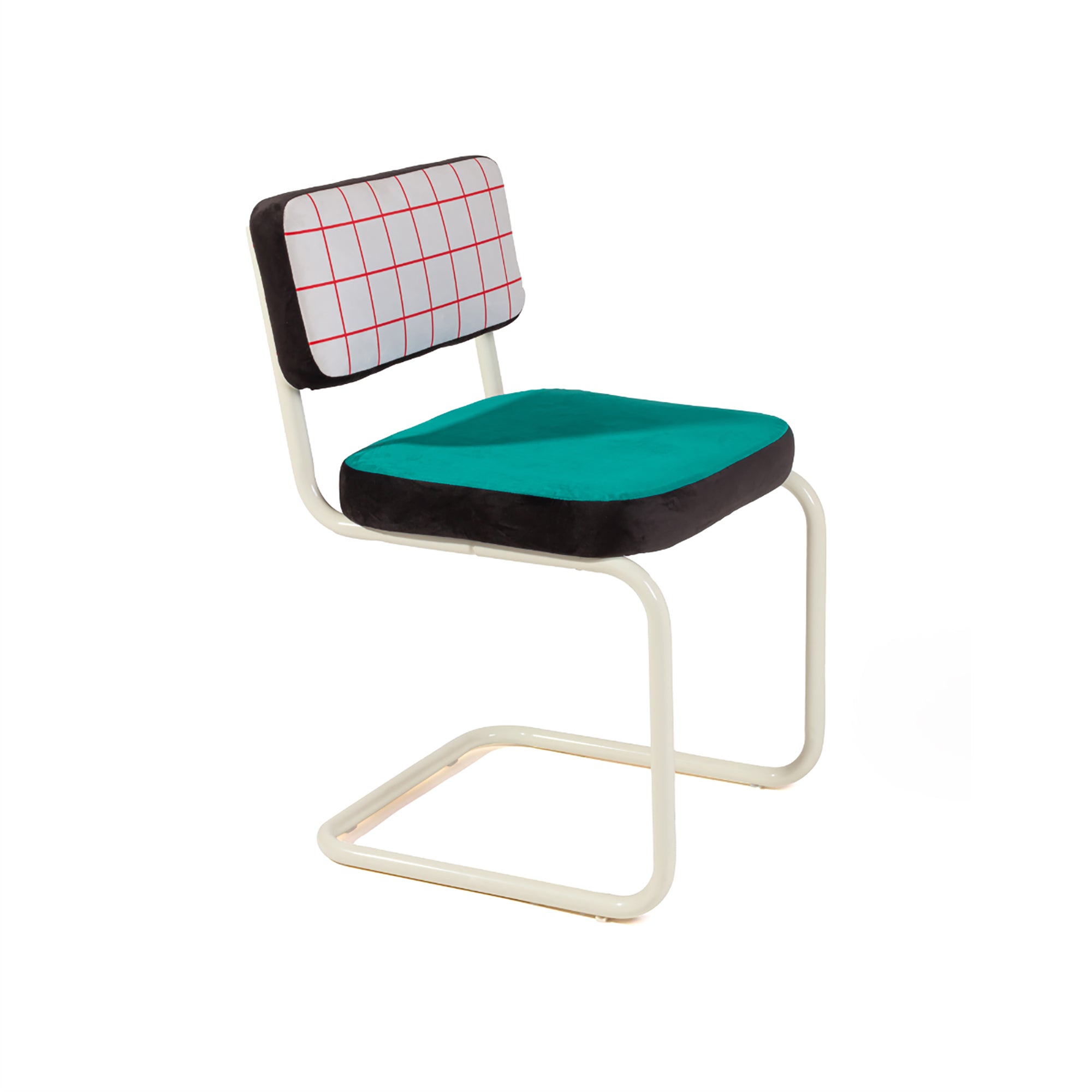 Sedia In Metallo Superchair Red Grid Seletti
