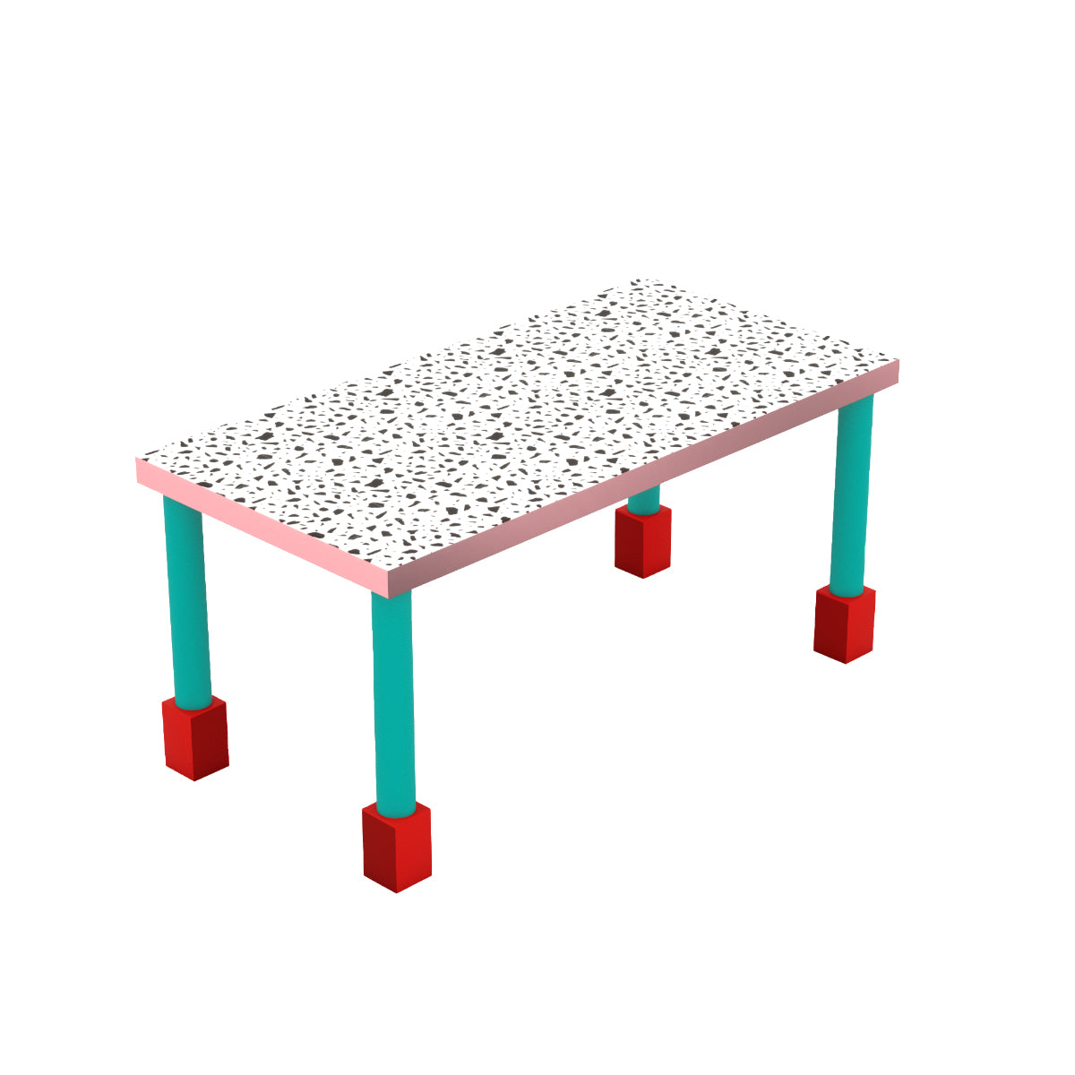 Tavolo Rettangolare Supertable - Terrazzo Seletti