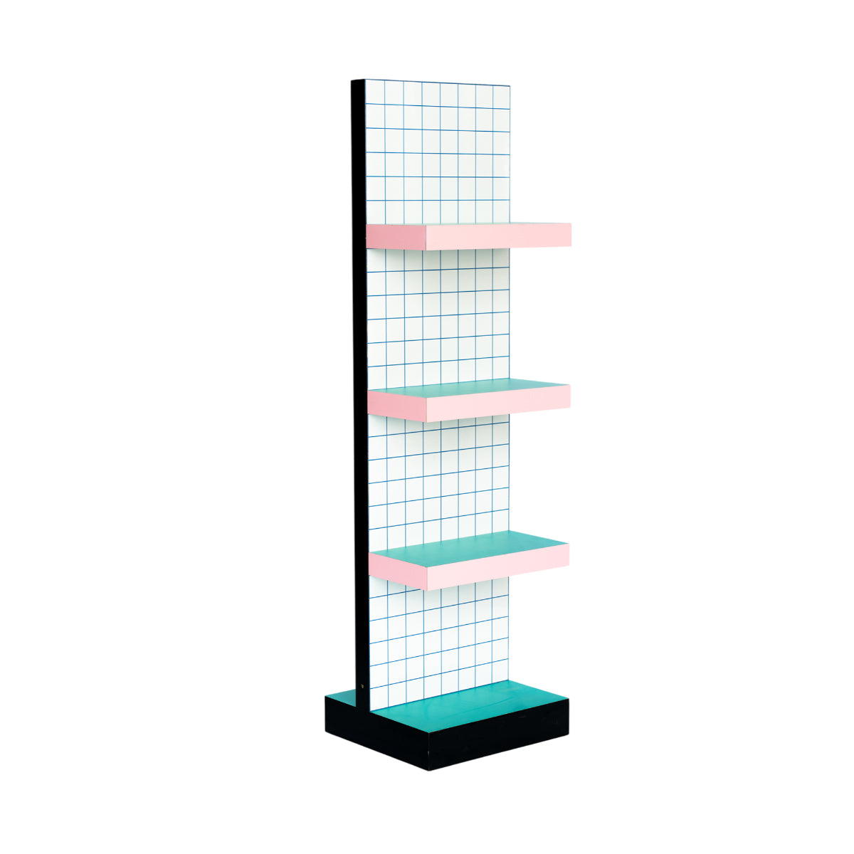 Libreria In Mdf Laminato Supershelf - Blue Grid Seletti