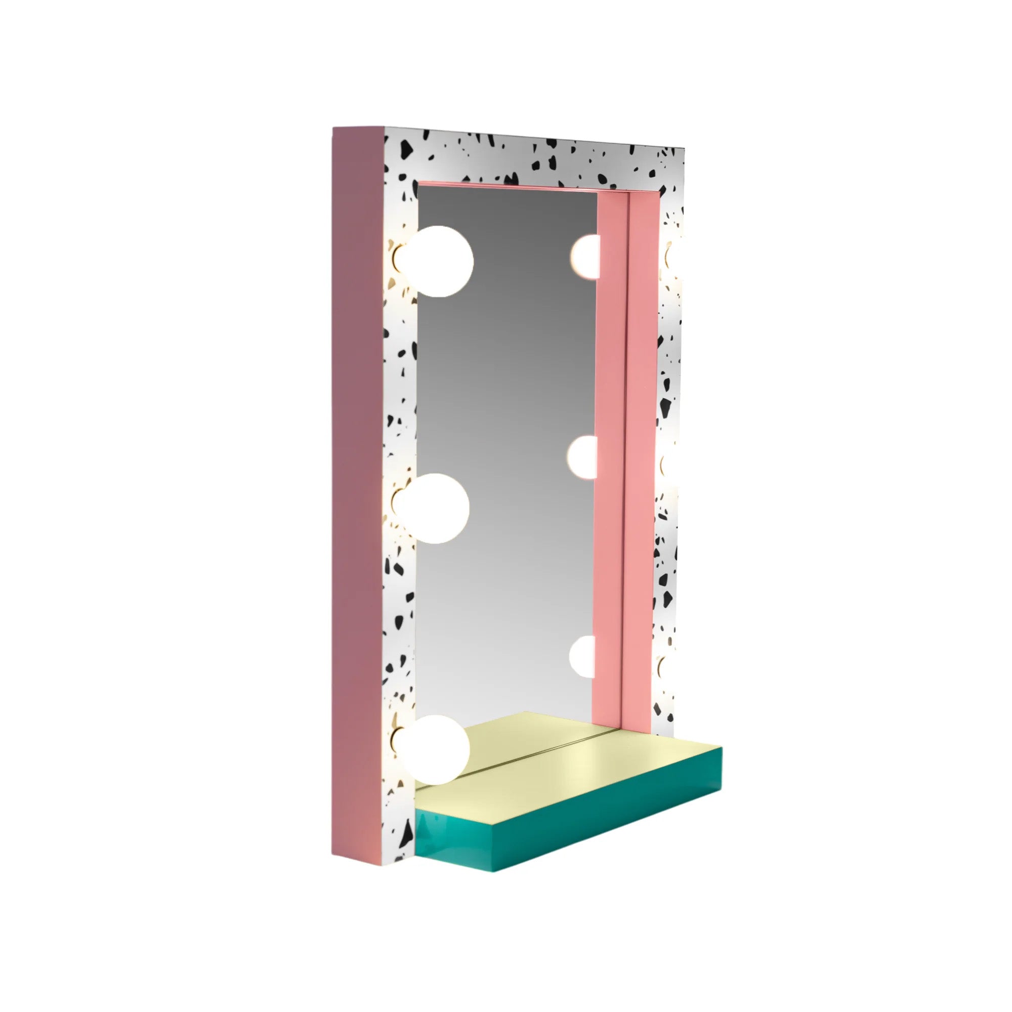Specchio Da Bagno In Multistrato Laminato/Vetro Supermirror -Terrazzo , Seletti
