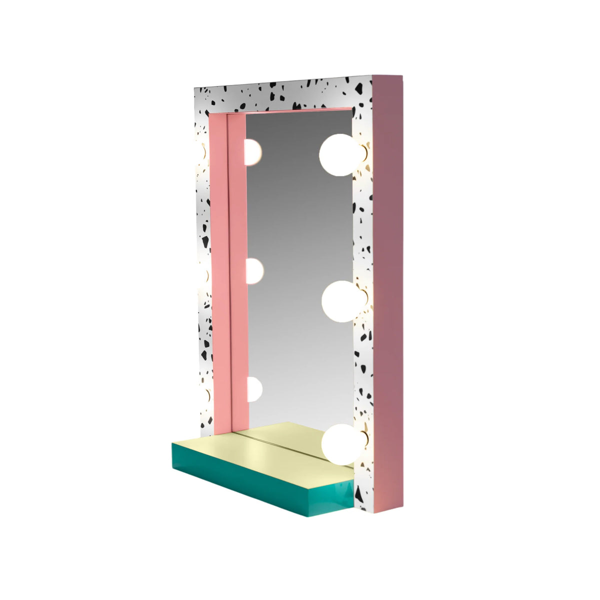 Specchio Da Bagno In Multistrato Laminato/Vetro Supermirror -Terrazzo , Seletti