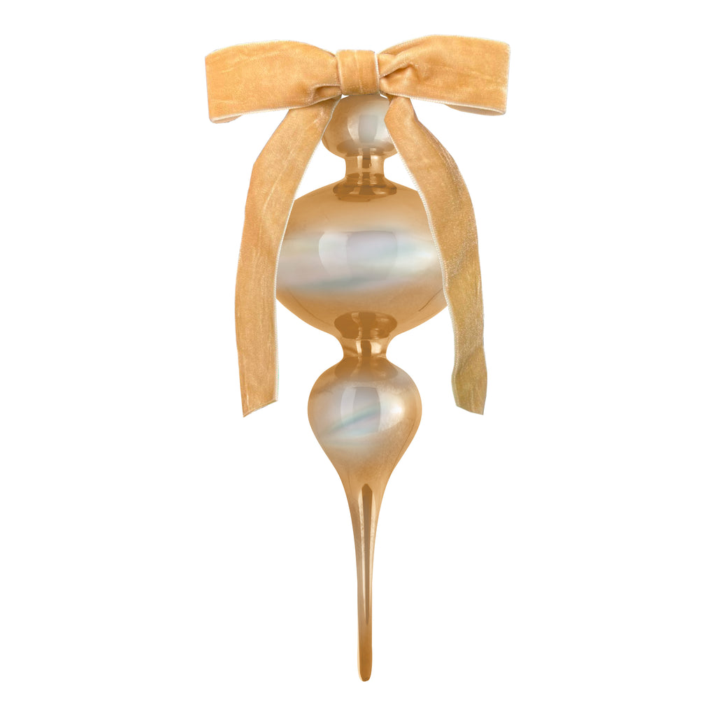 Decorazione Natale Vetro 34 Cm - Oro Baci Milano