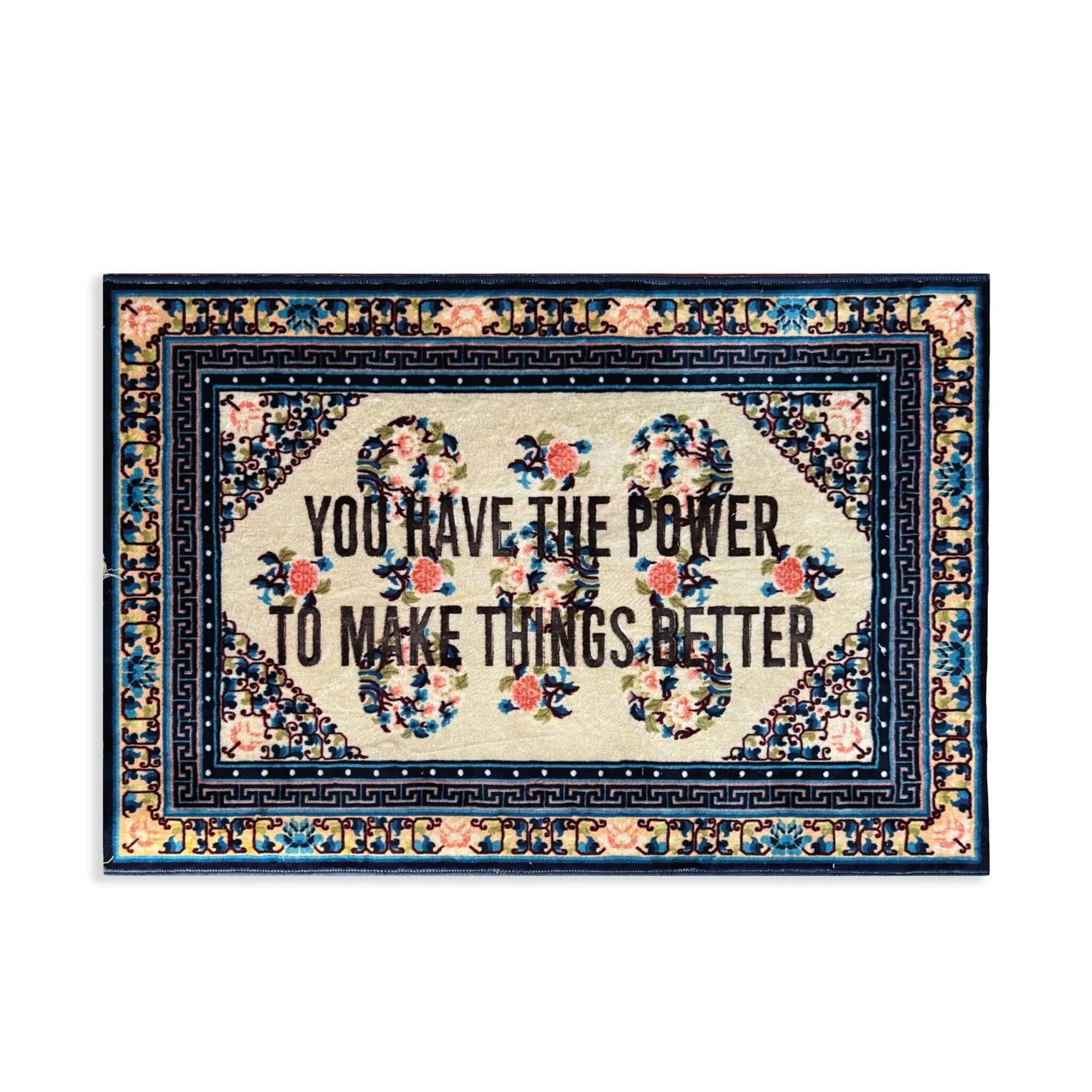 Tappeto In Poliestere Burnt Carpet #17 - You Have The Power Seletti
