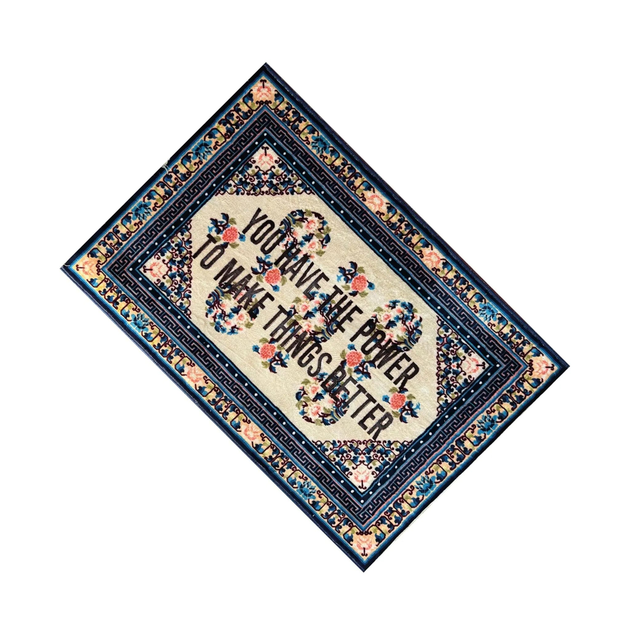 Tappeto In Poliestere Burnt Carpet #17 - You Have The Power Seletti