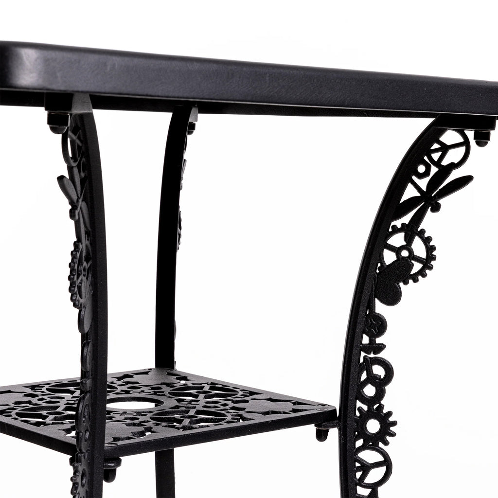 Tavolo In Alluminio Industry Collection  - Nero Seletti