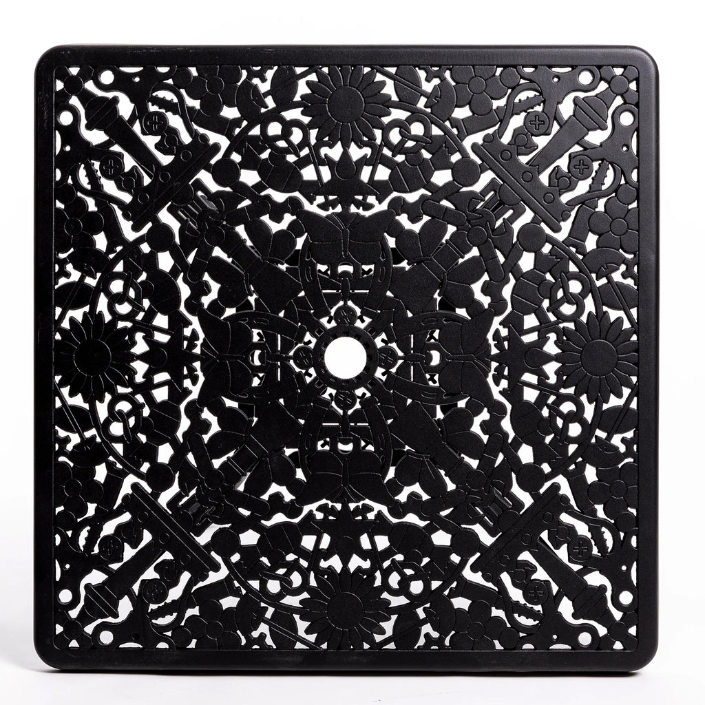 Tavolo In Alluminio Industry Collection  - Nero Seletti