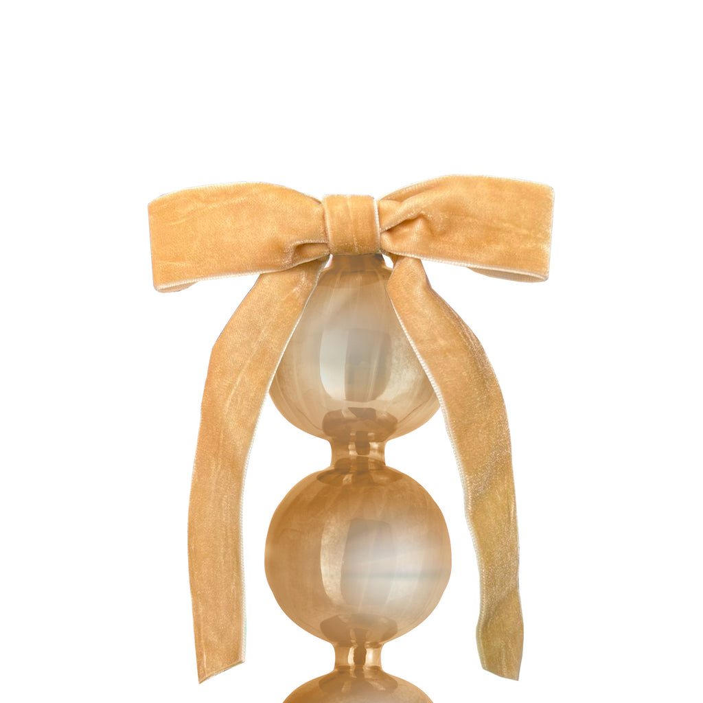 Decorazione Natale Vetro 24 Cm - Oro Baci Milano