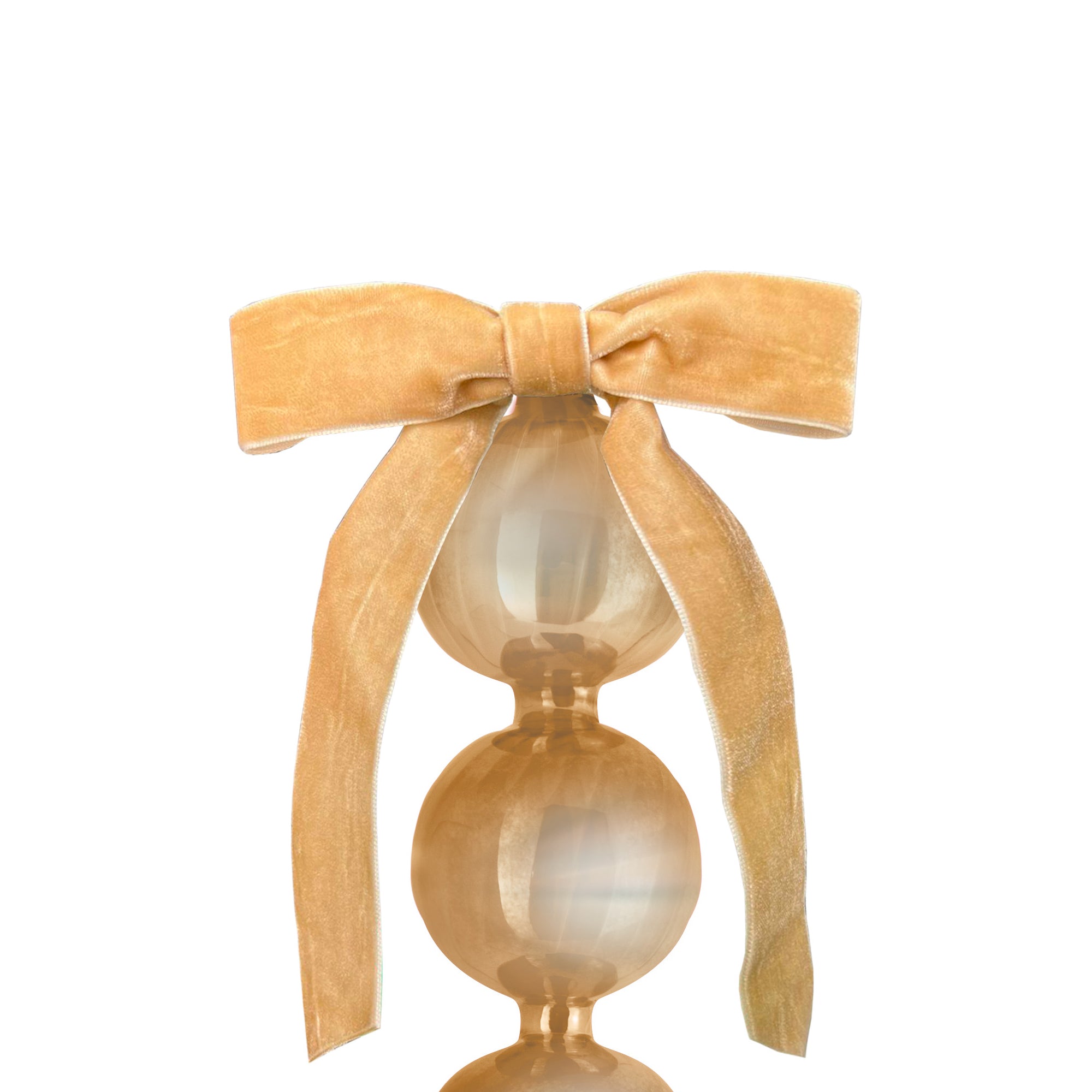 Decorazione Natale Vetro 24 Cm - Oro Baci Milano
