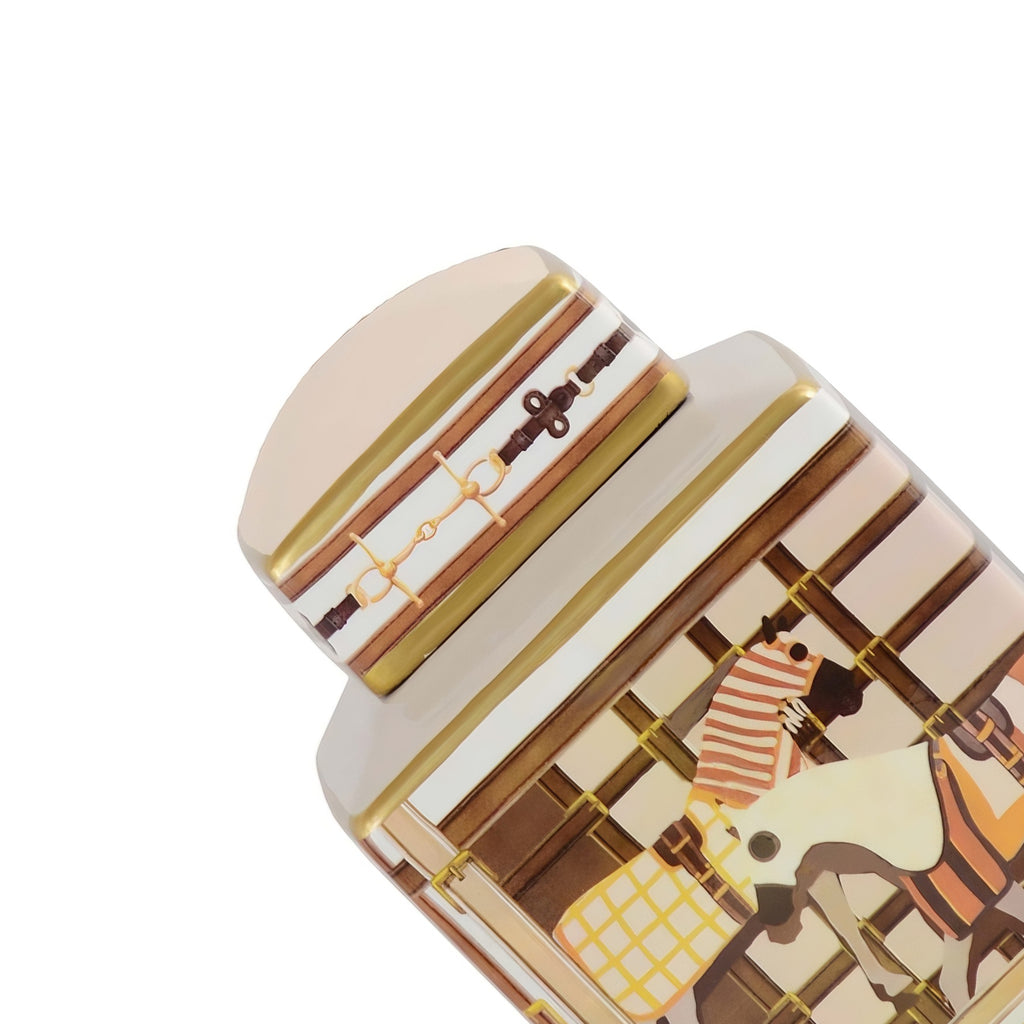 Vaso Potiche Horses Baci Milano