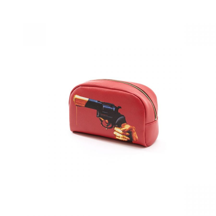 Beauty-Case In Pu Stampato Toiletpaper - Revolver Seletti