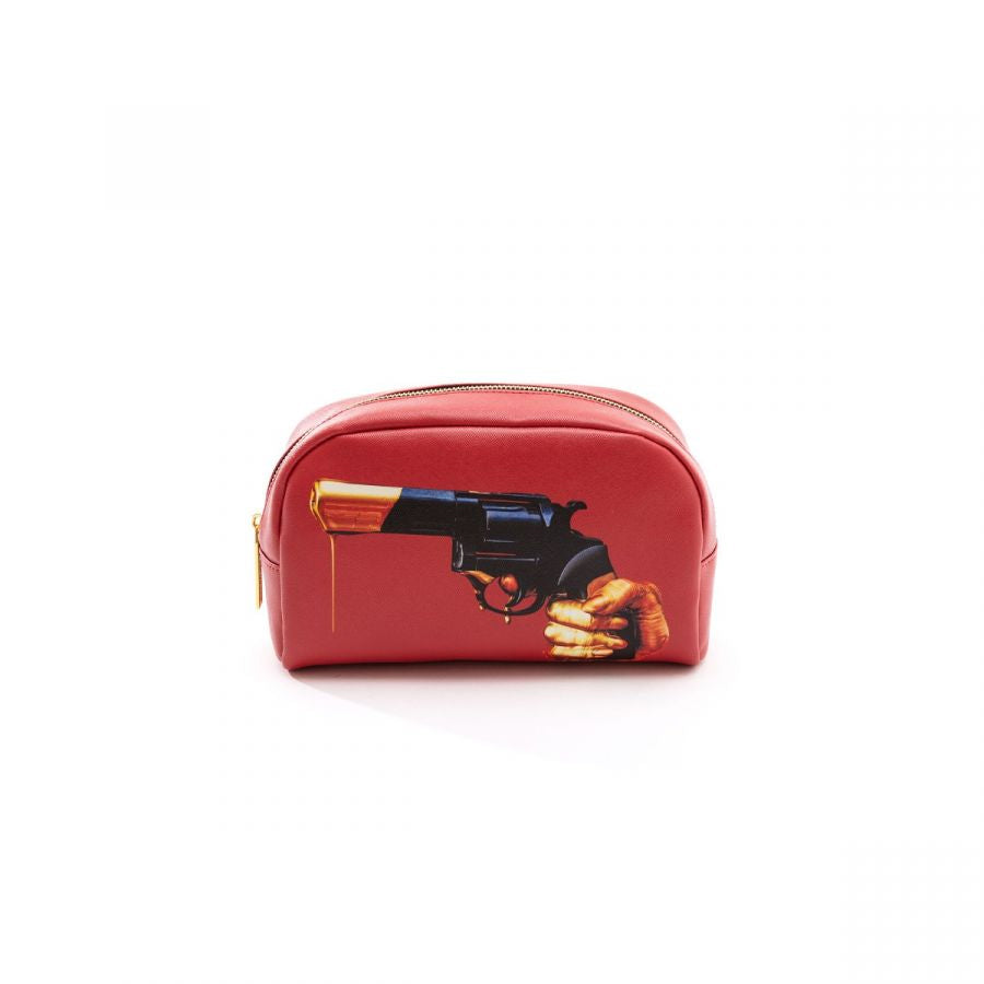 Beauty-Case In Pu Stampato Toiletpaper - Revolver Seletti