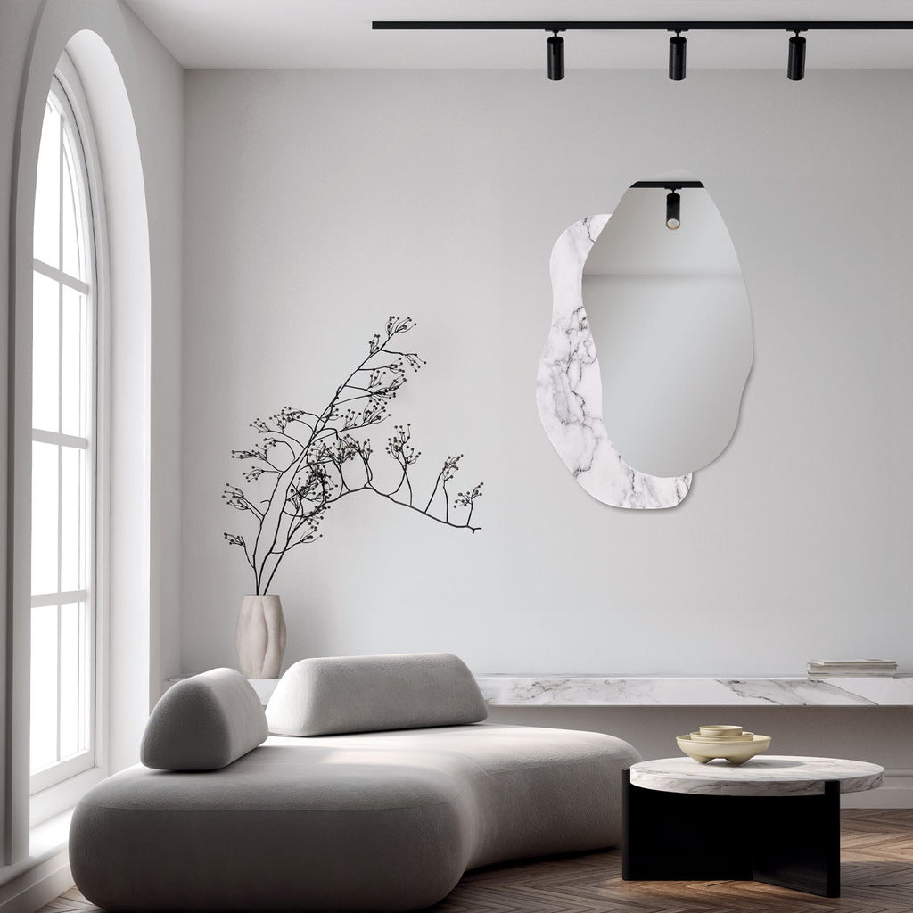 Specchio Carrara 65x100 Agave Quadri