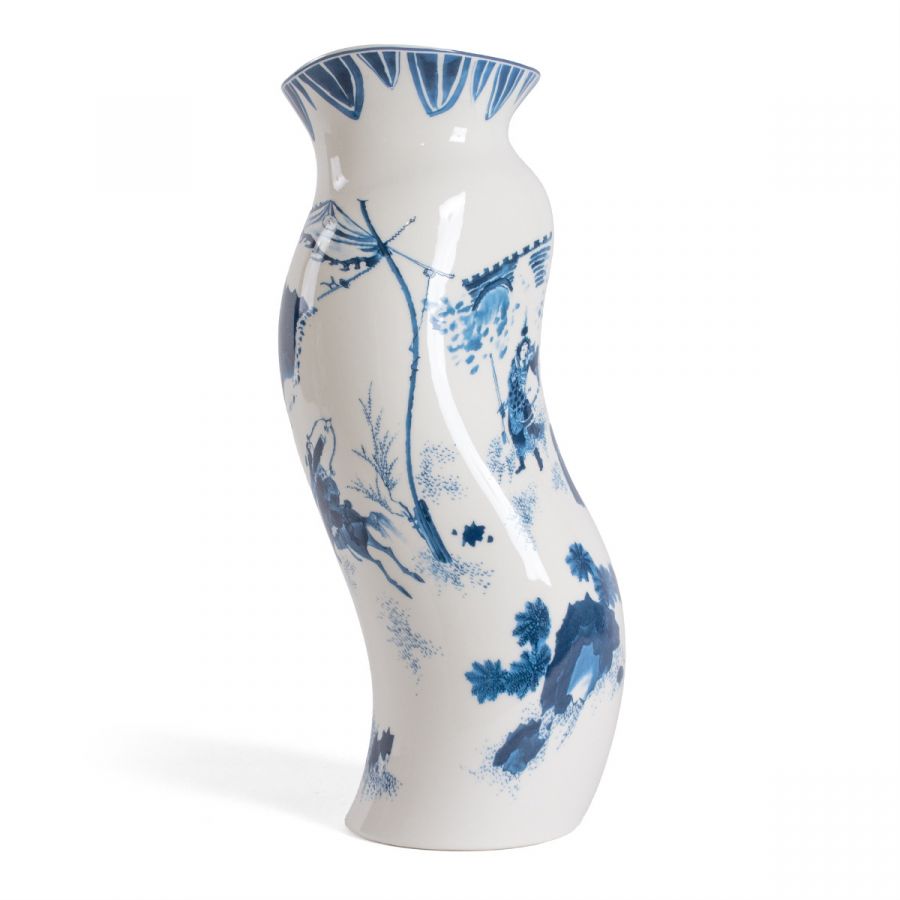 Vaso In Porcellana Classics On Acid King Wen Seletti