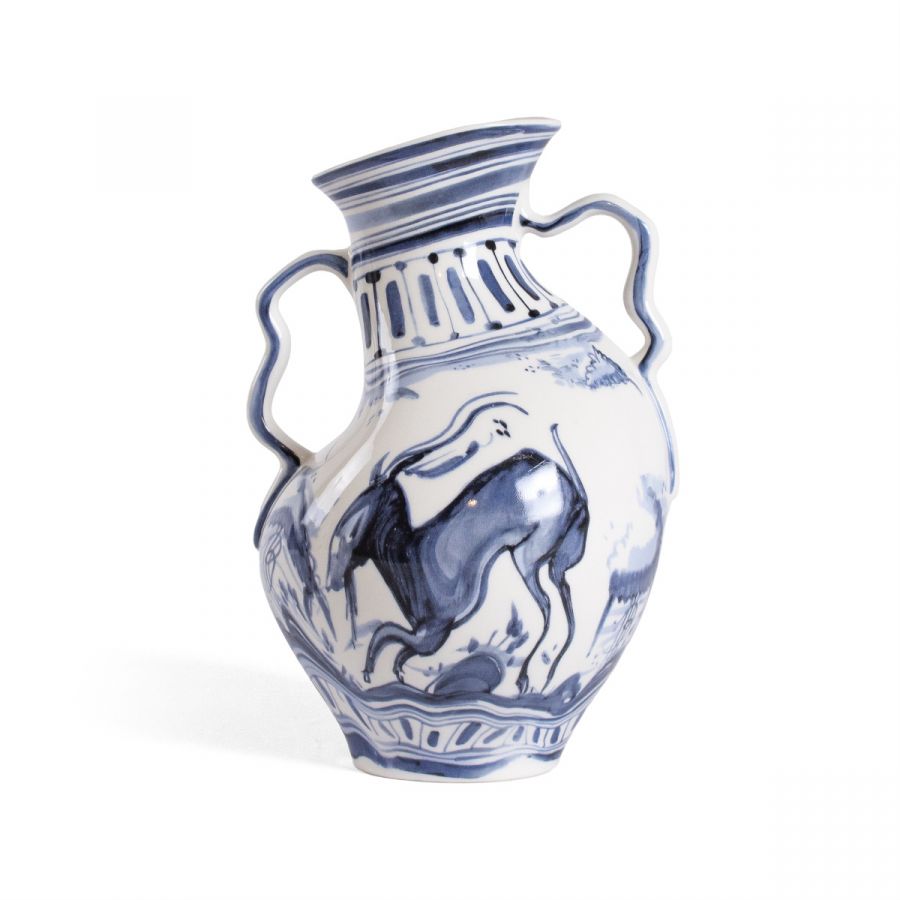 Vaso In Porcellana Classics On Acid Ibex Seletti