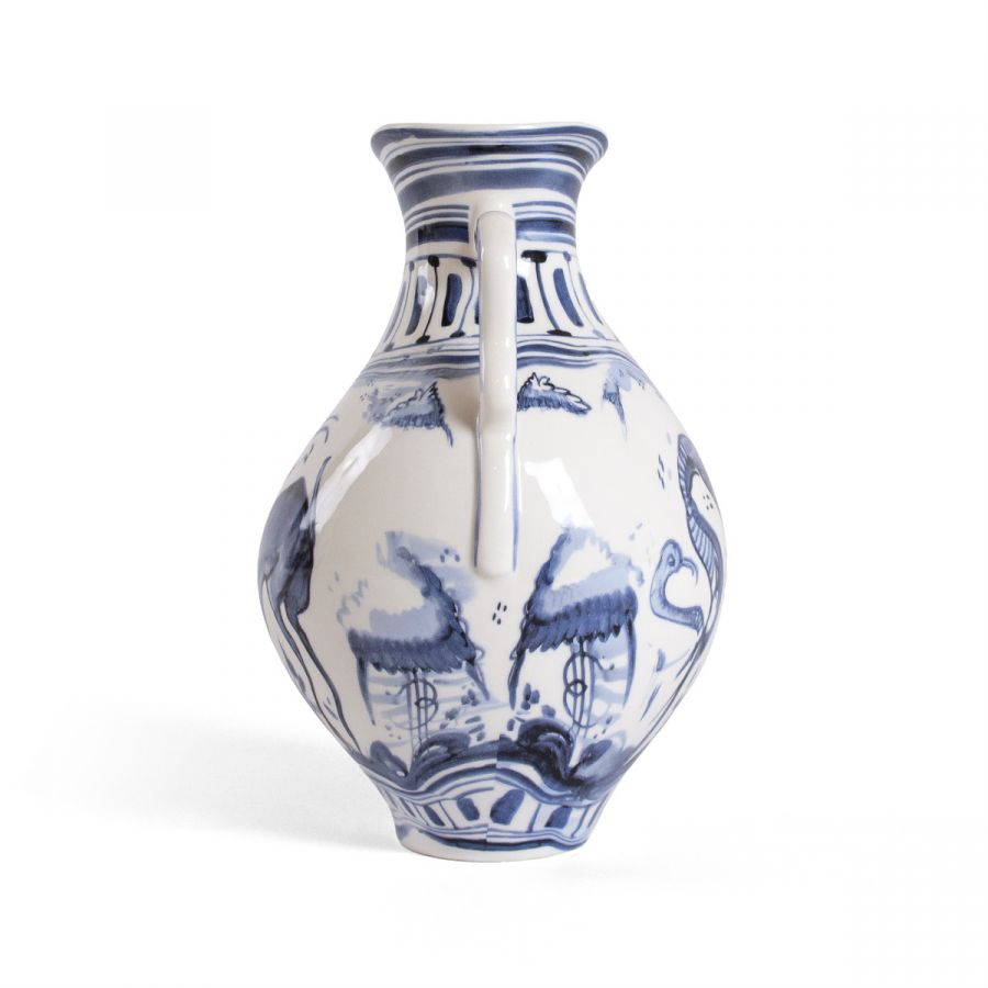 Vaso In Porcellana Classics On Acid Ibex Seletti