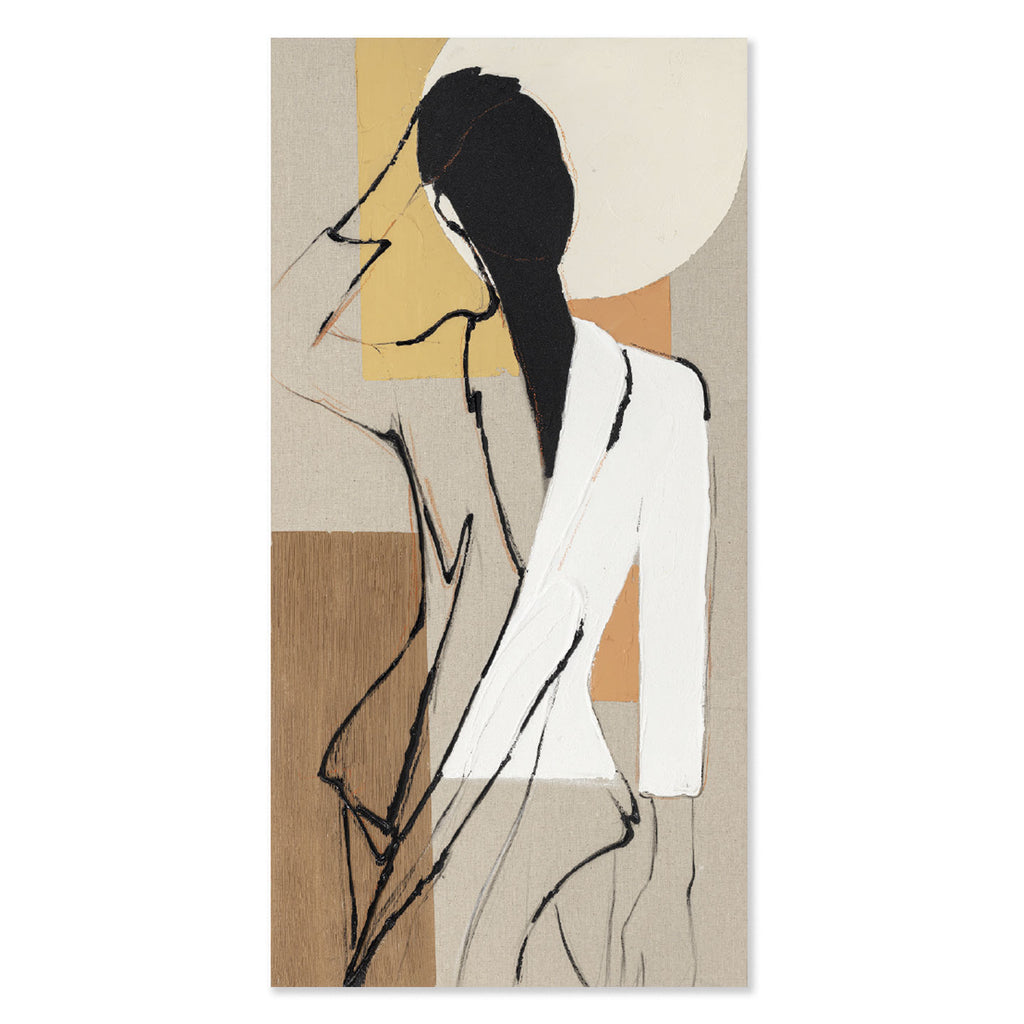 Elegant Shape 2 50x100 cm Agave Quadri