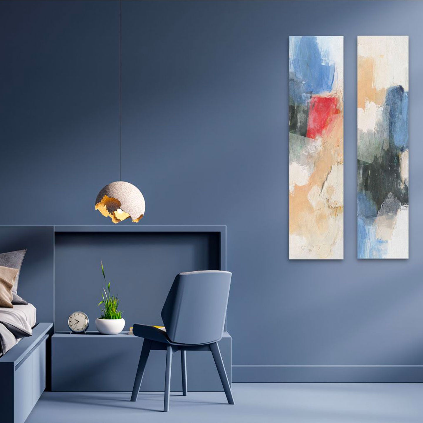 Indigo 30x120 cm Agave Quadri