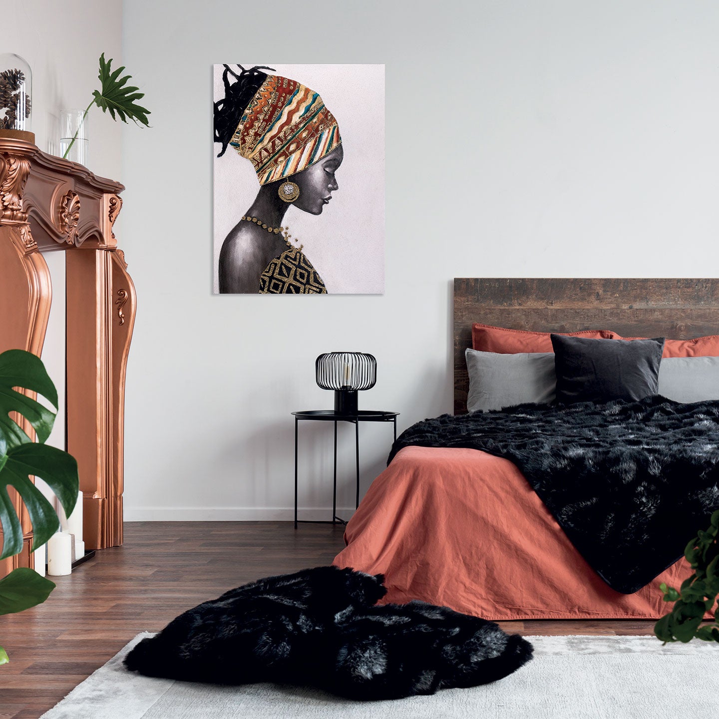 Quadro Ebano 90x120 Agave Quadri