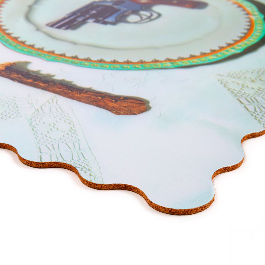 Set 4 Tovagliette In Pp+Sughero Toiletpaper Home - Bon Appetit Seletti