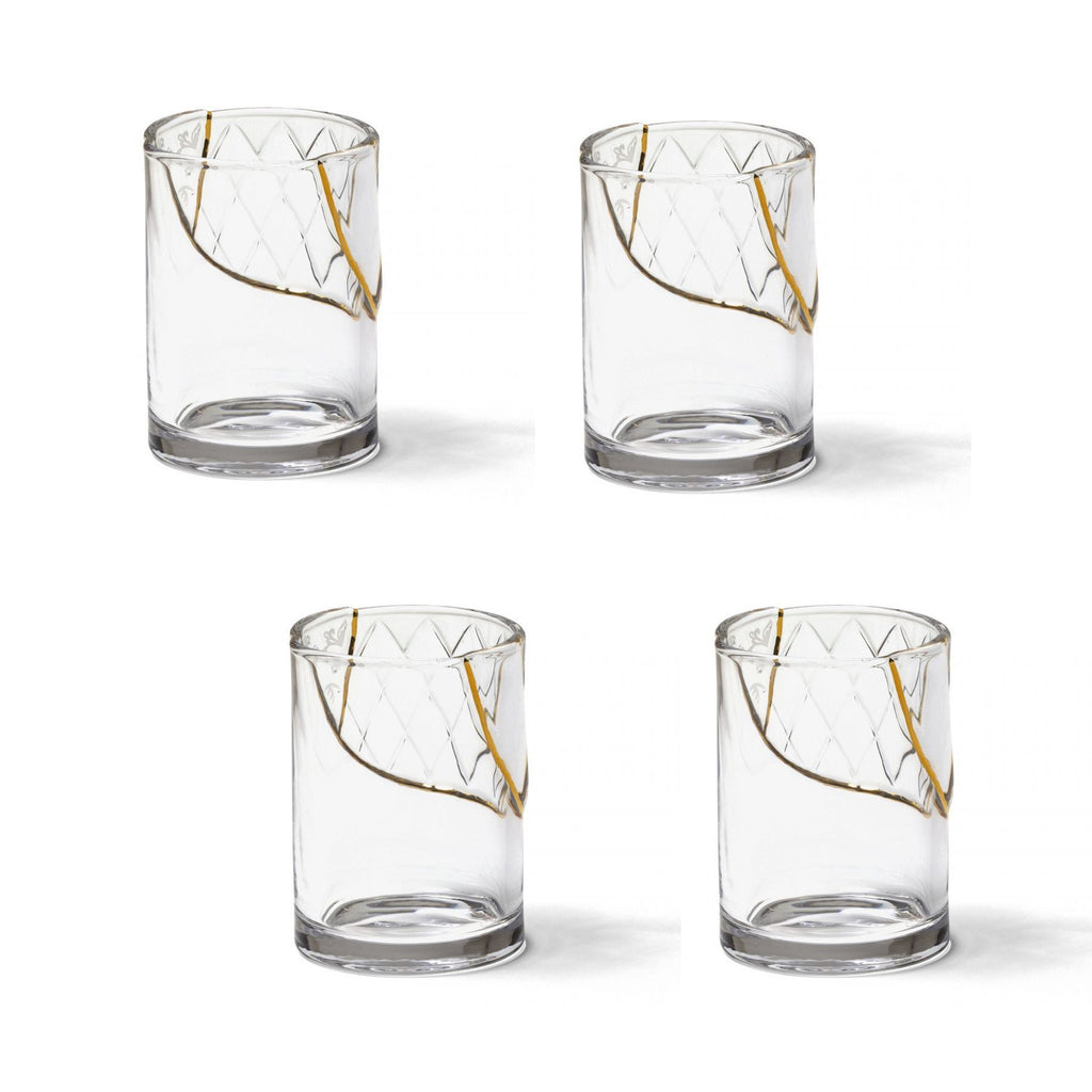 Set 4 Bicchieri Kintsugi -N`2 Seletti