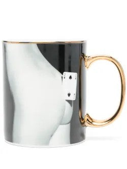 Tazza In Porcellana Toiletpaper Home - Spades Seletti