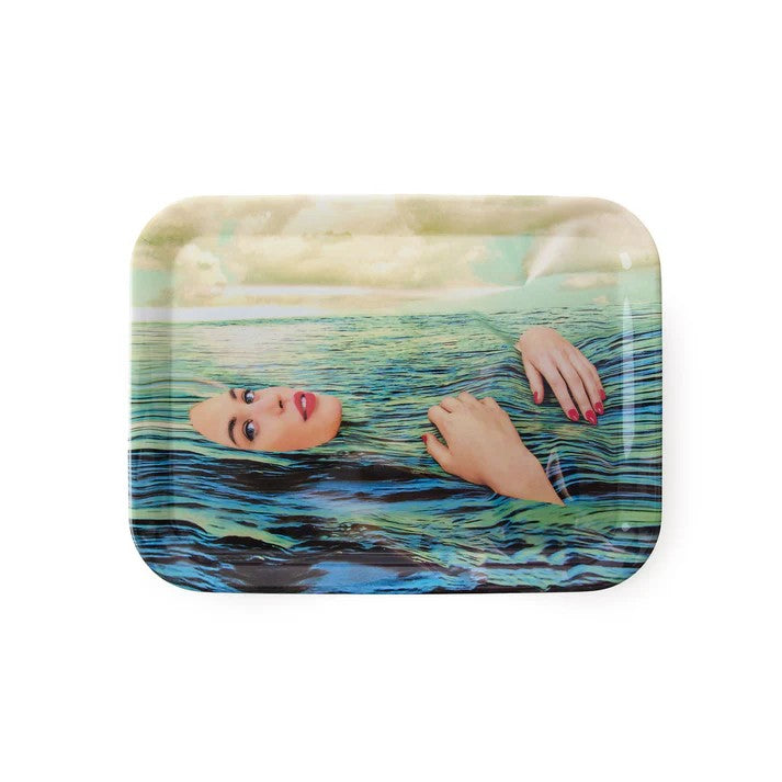 Vassoio In Melamina Toiletpaper - Sea Girl Seletti